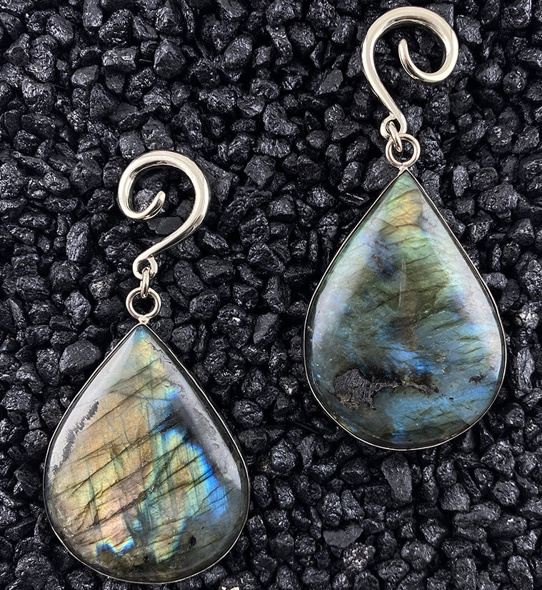 Labradorite Ear Weights