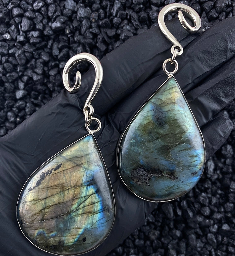 Labradorite Ear Weights