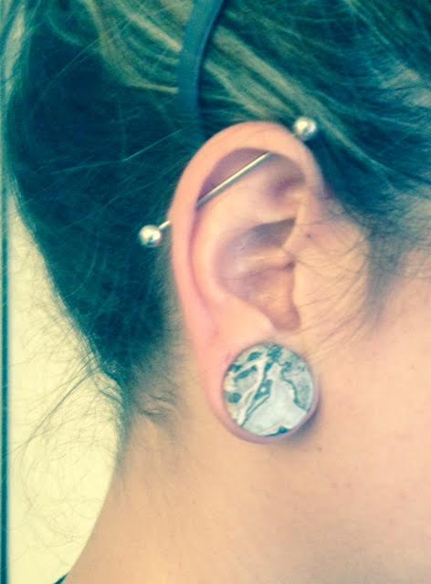 Wave Jasper Stone Plugs