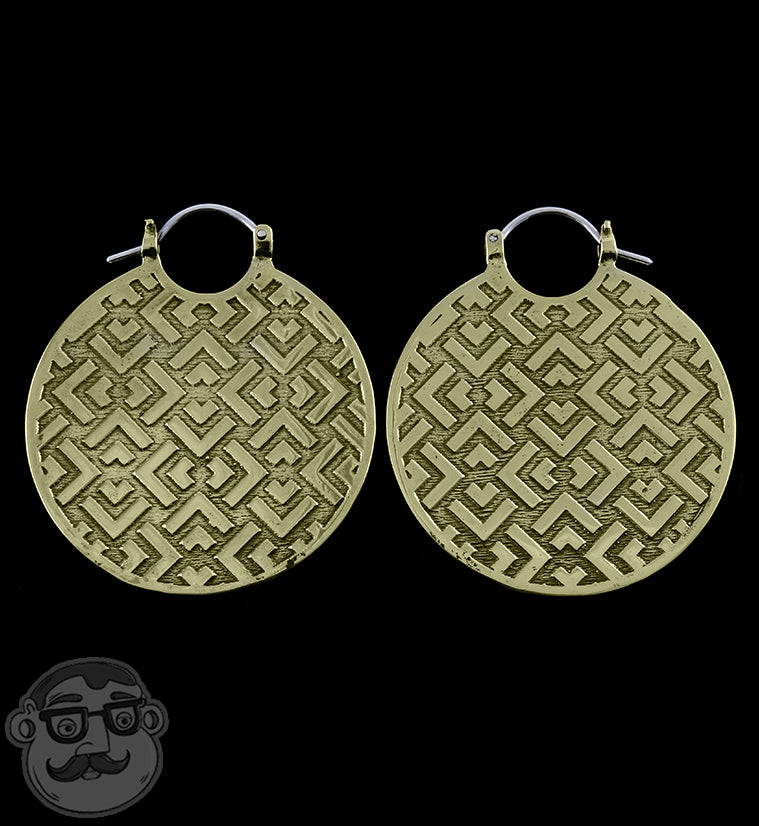 Westerly Brass Earrings / Weights