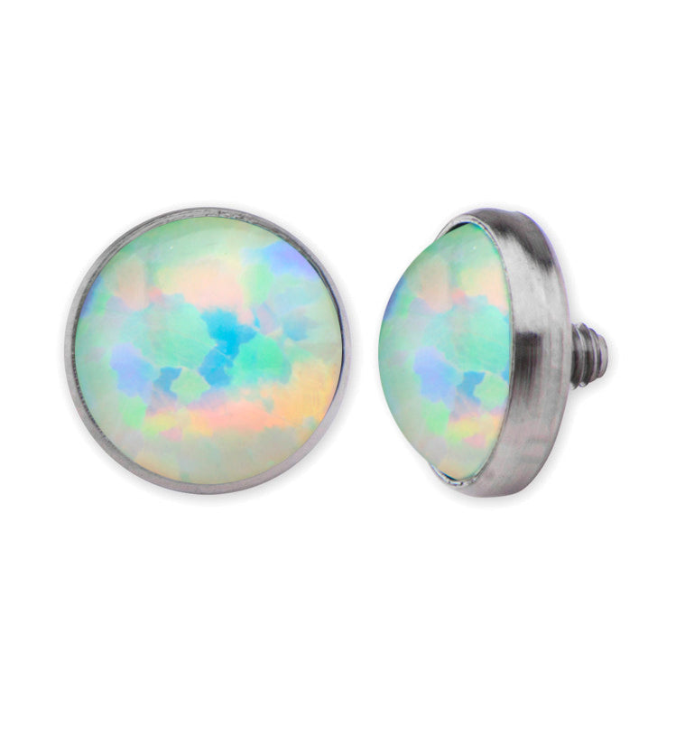 White Opal Titanium Bezel Top