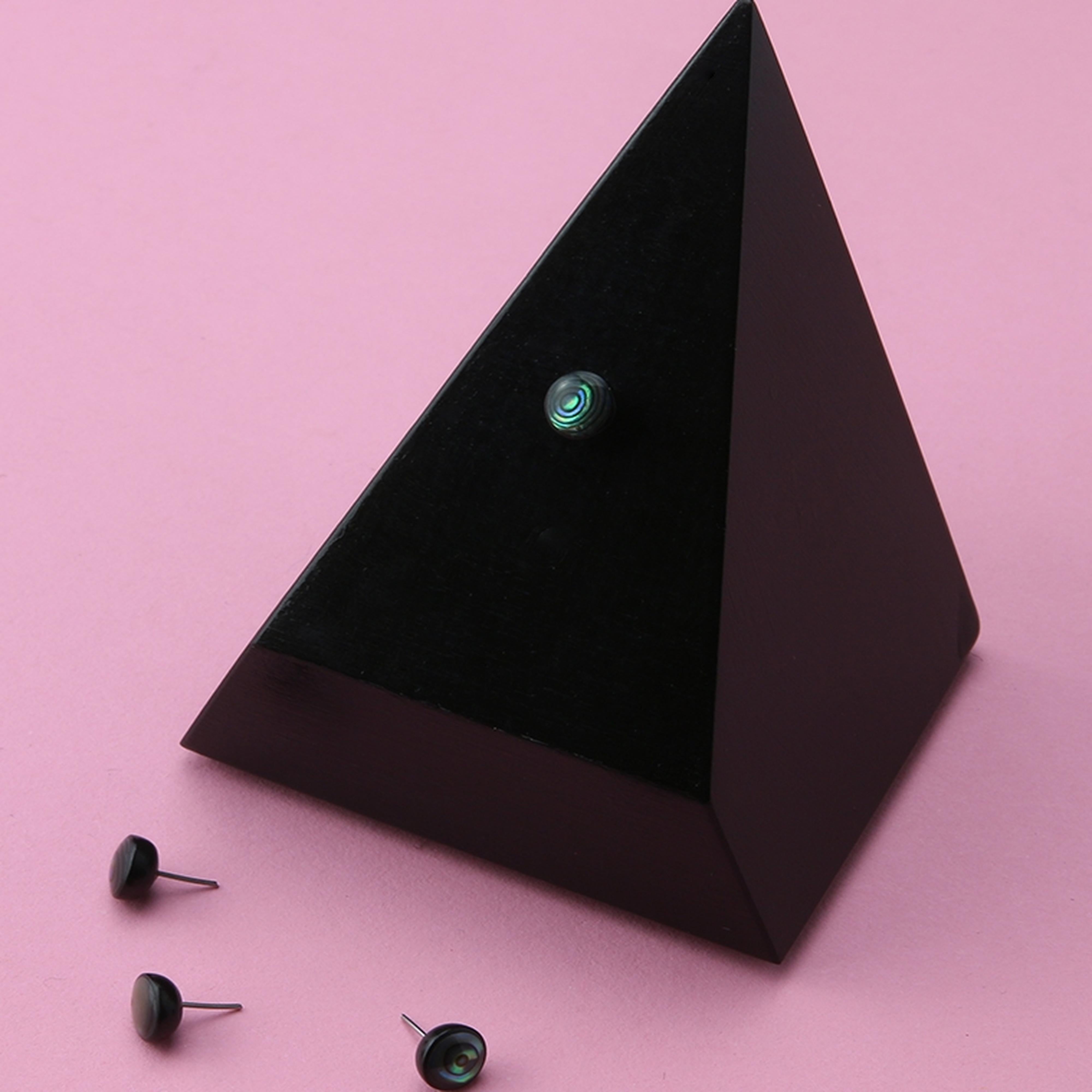 Wooden Abalone Inlay Flat Threadless Top