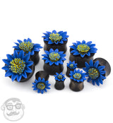 Blue Sunflower Sono Wood Plugs