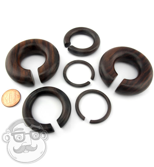 Sono Wood Hoop Plugs