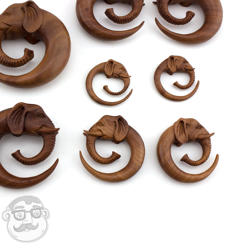 Elephant Saba Wooden Hangers