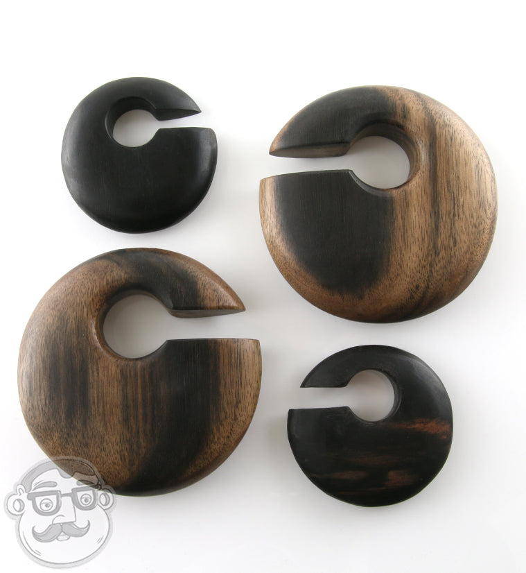 Annular Hoop Areng Wooden Hangers