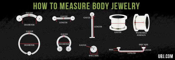 Body Jewelry Sizes to Know Other than Gauge (and How to Measure Them)