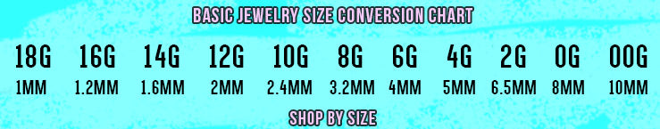 Jewelry Size Standards and Conversions for Body Piercing
