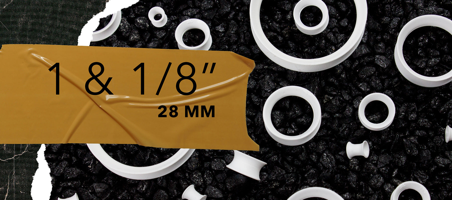 1 & 1/8" (28mm) Plugs