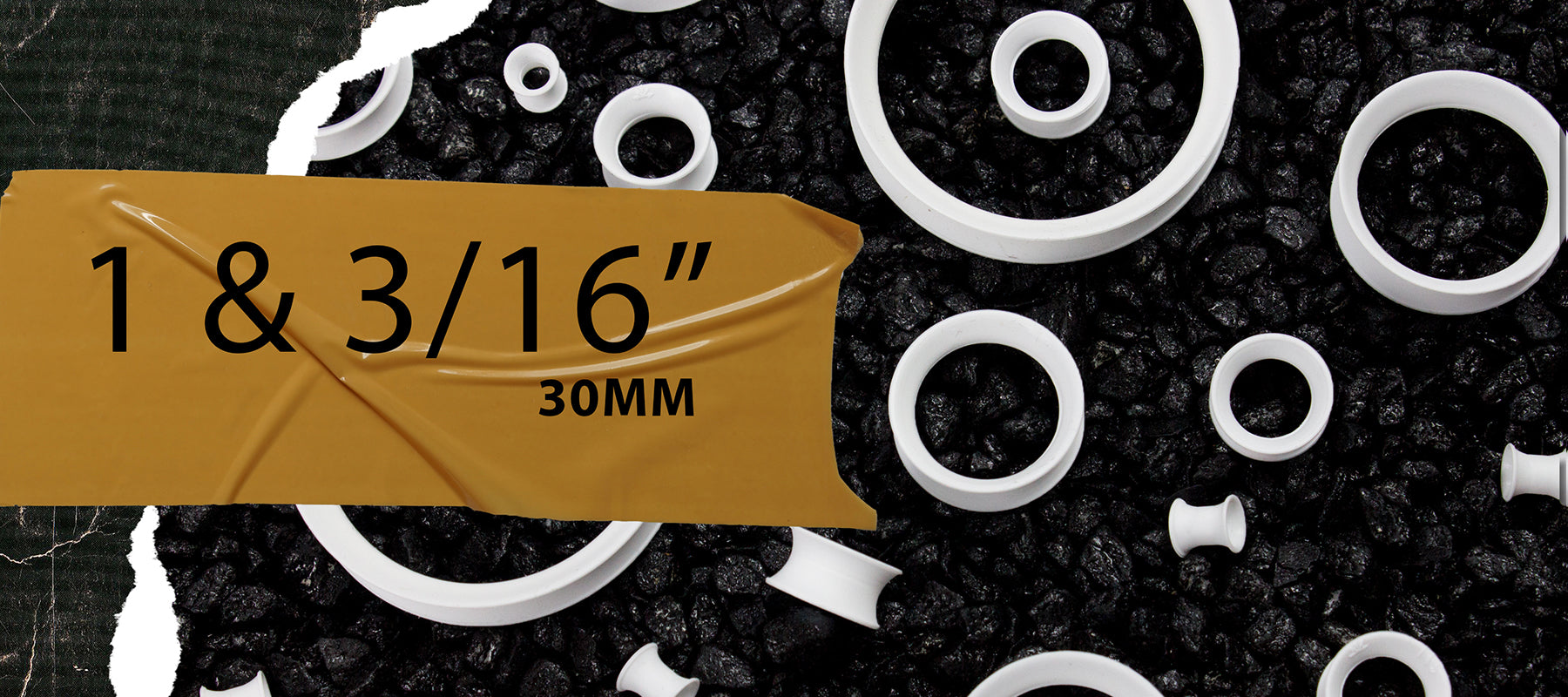 1 & 3/16" (30mm) Plugs / Gauges