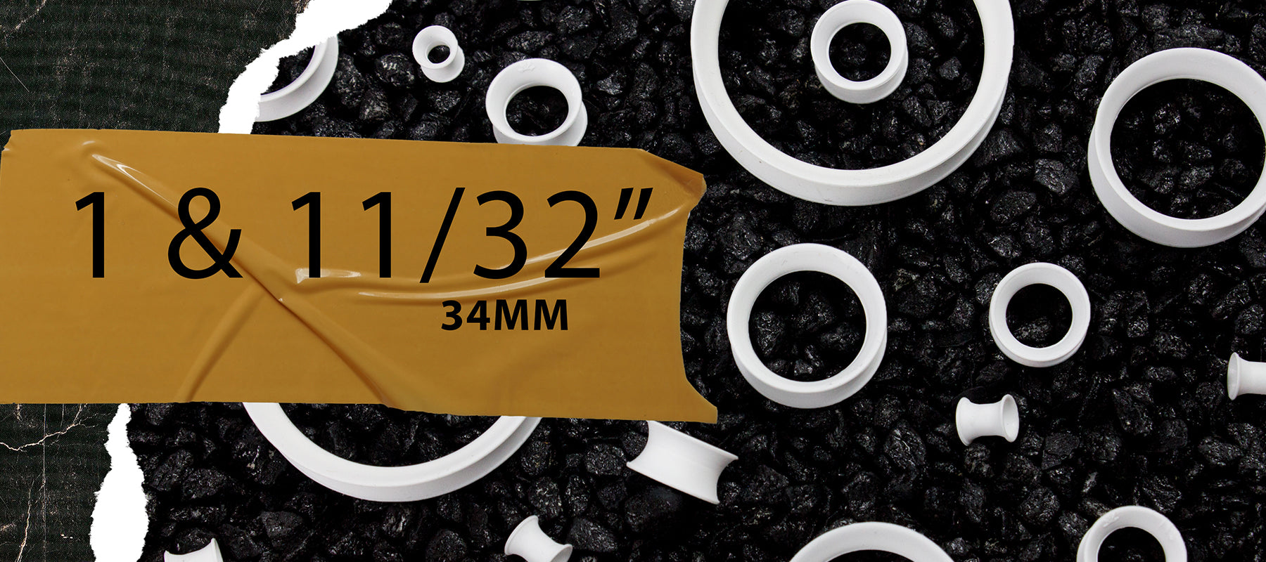 1 & 11/32" (34mm) Plugs / Gauges