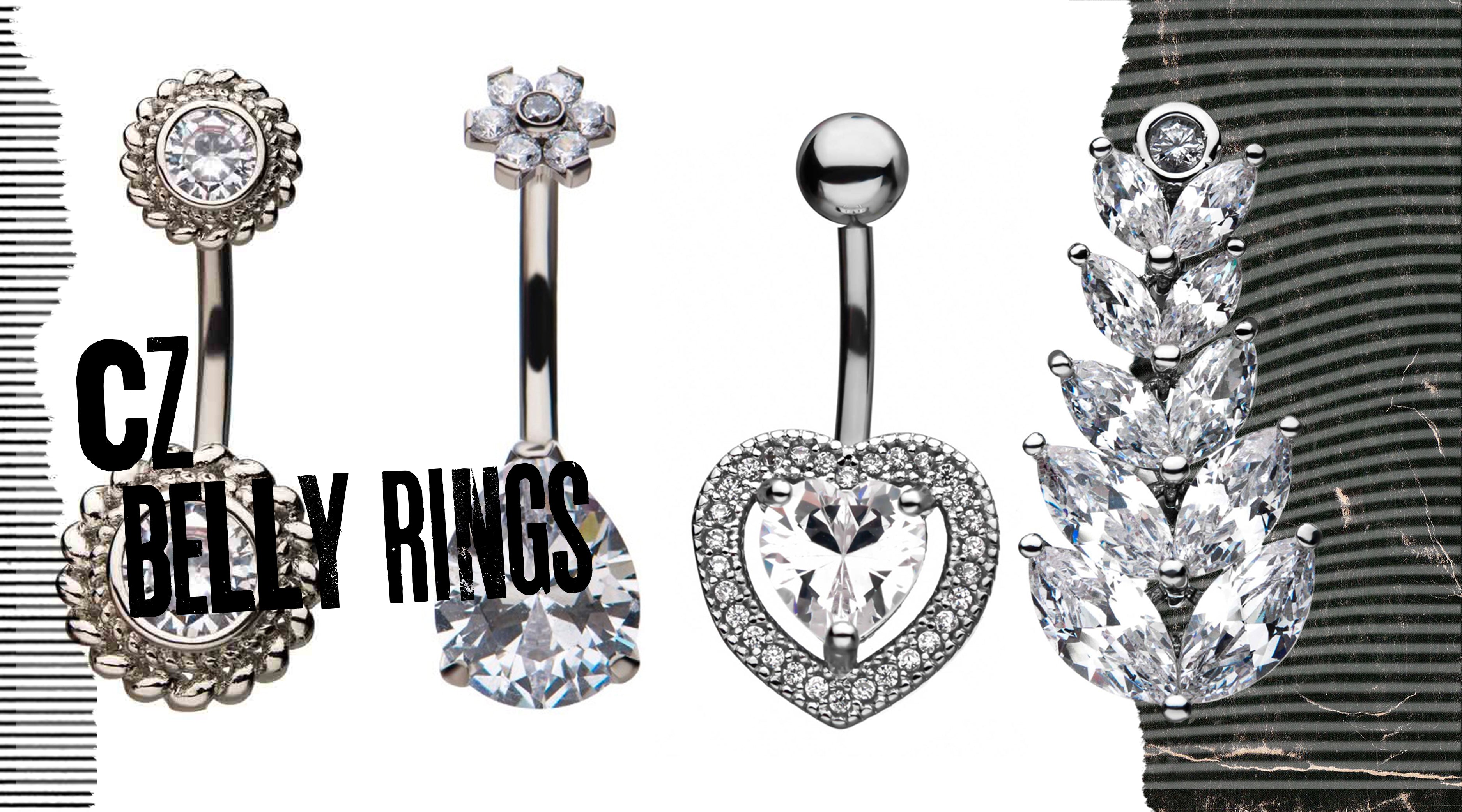 Diamond Belly Button Rings Diamond Belly Ring