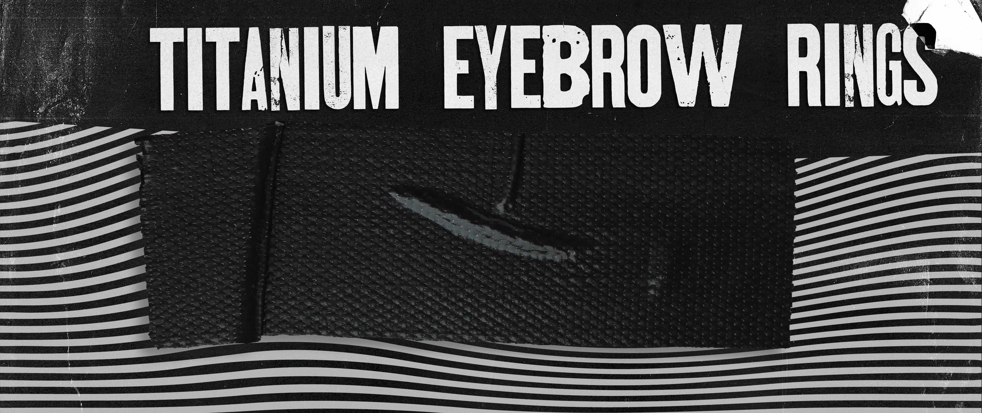 Titanium Eyebrow Rings