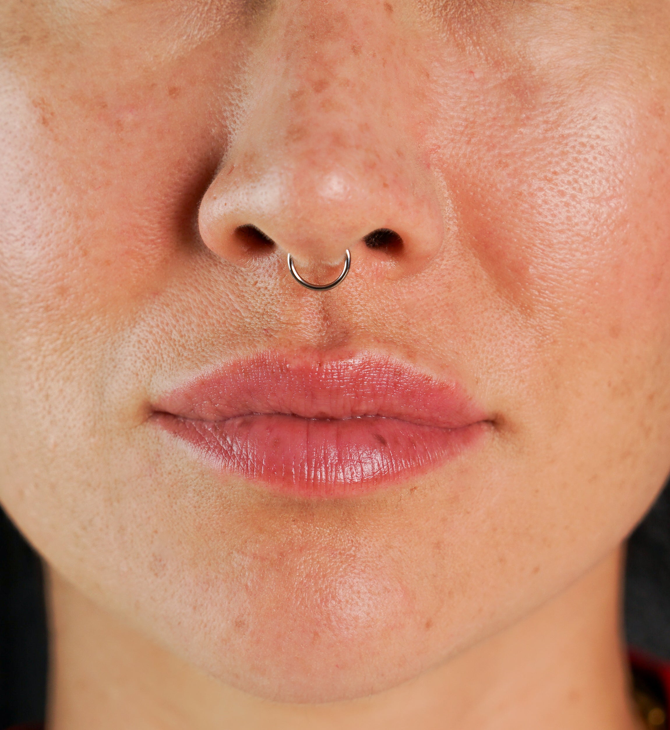 Single Hoop Stainless Steel Fake Septum Ring