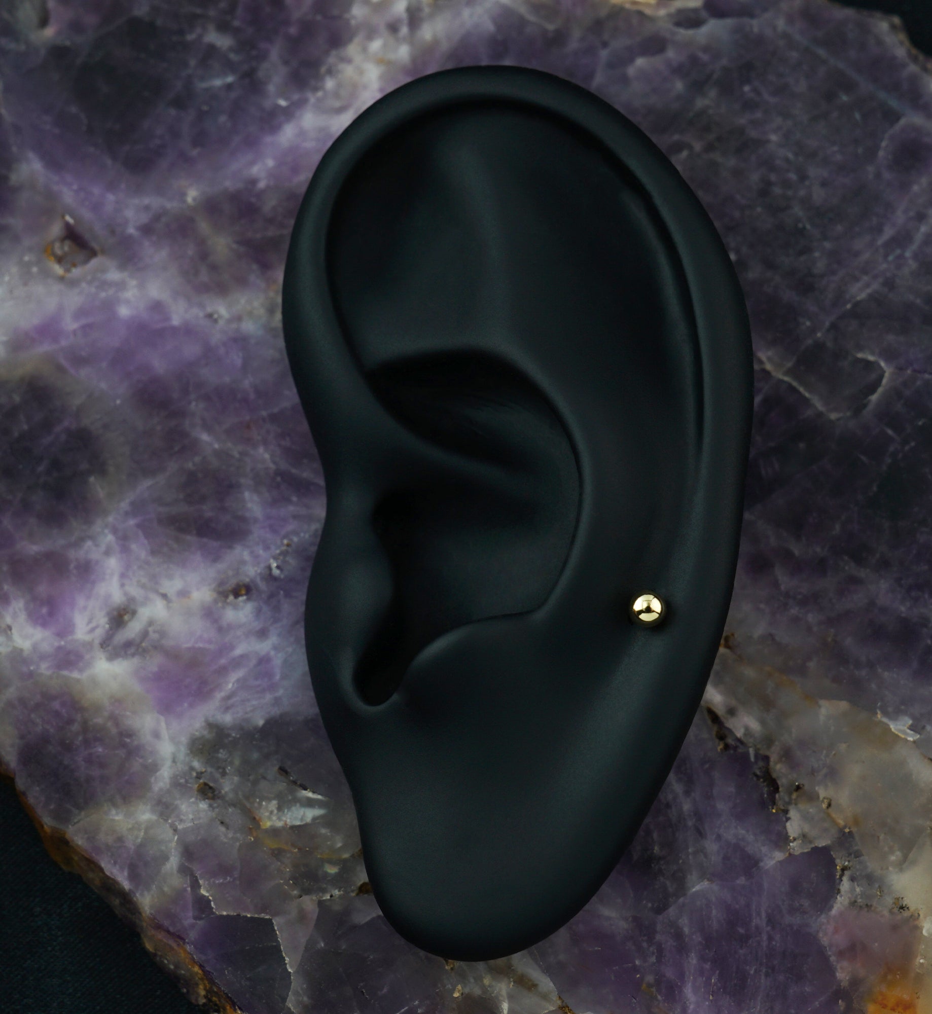 14kt Gold Flat Back Labret Post