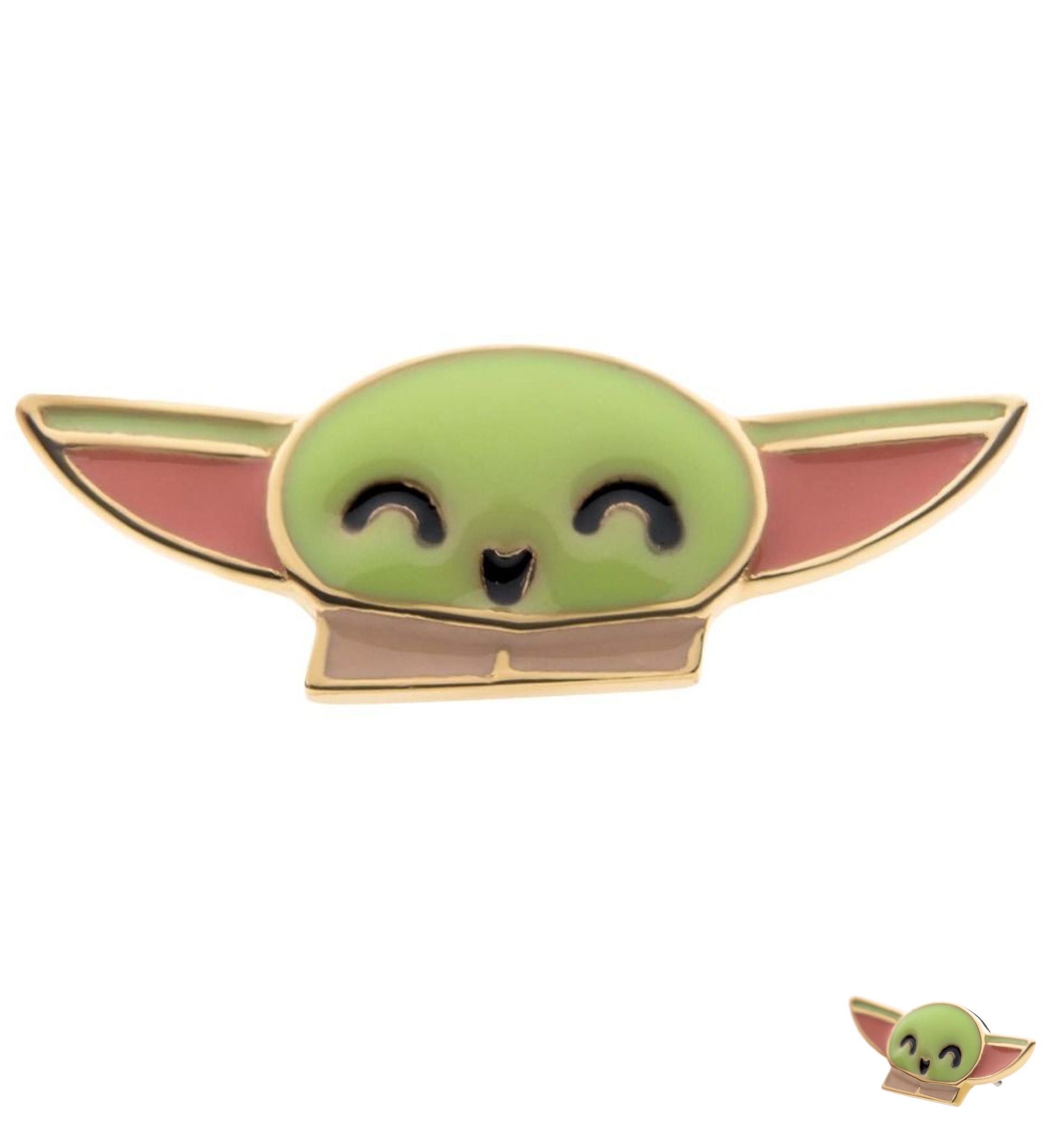 14kt Gold Happy Grogu Threadless Top