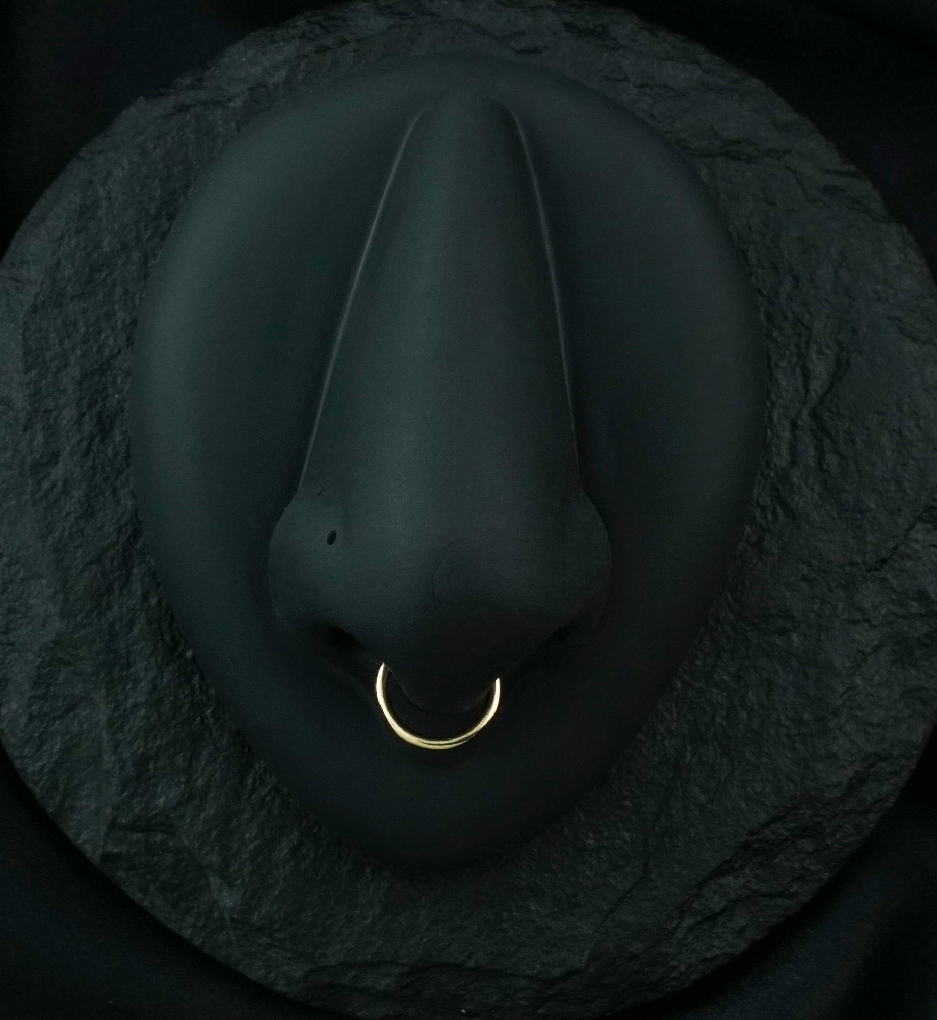 14kt Gold Hinged Segment Ring