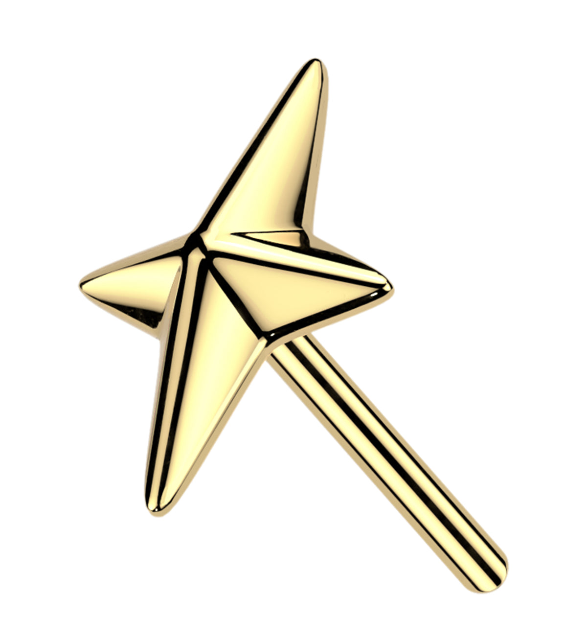 14kt Gold Polaris Threadless Top