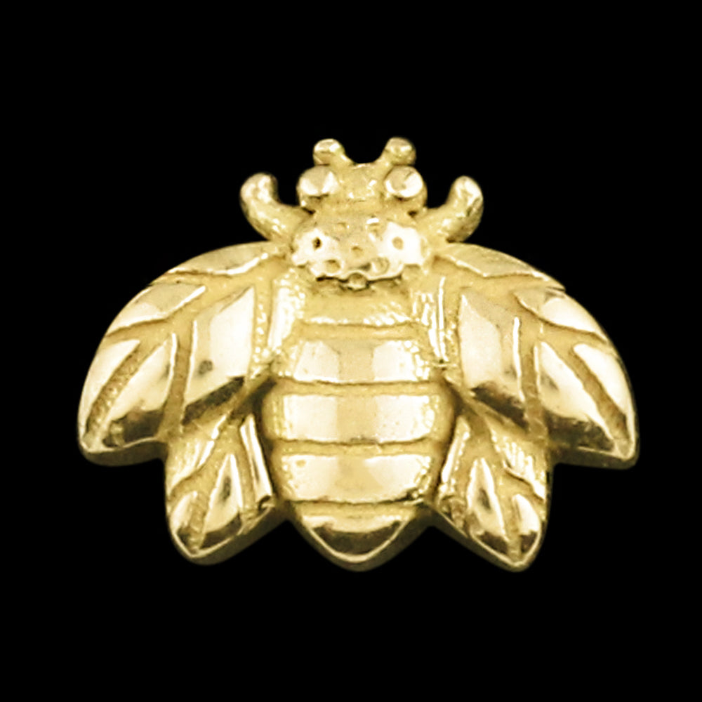 18kt Gold Bumble Bee Threadless Top