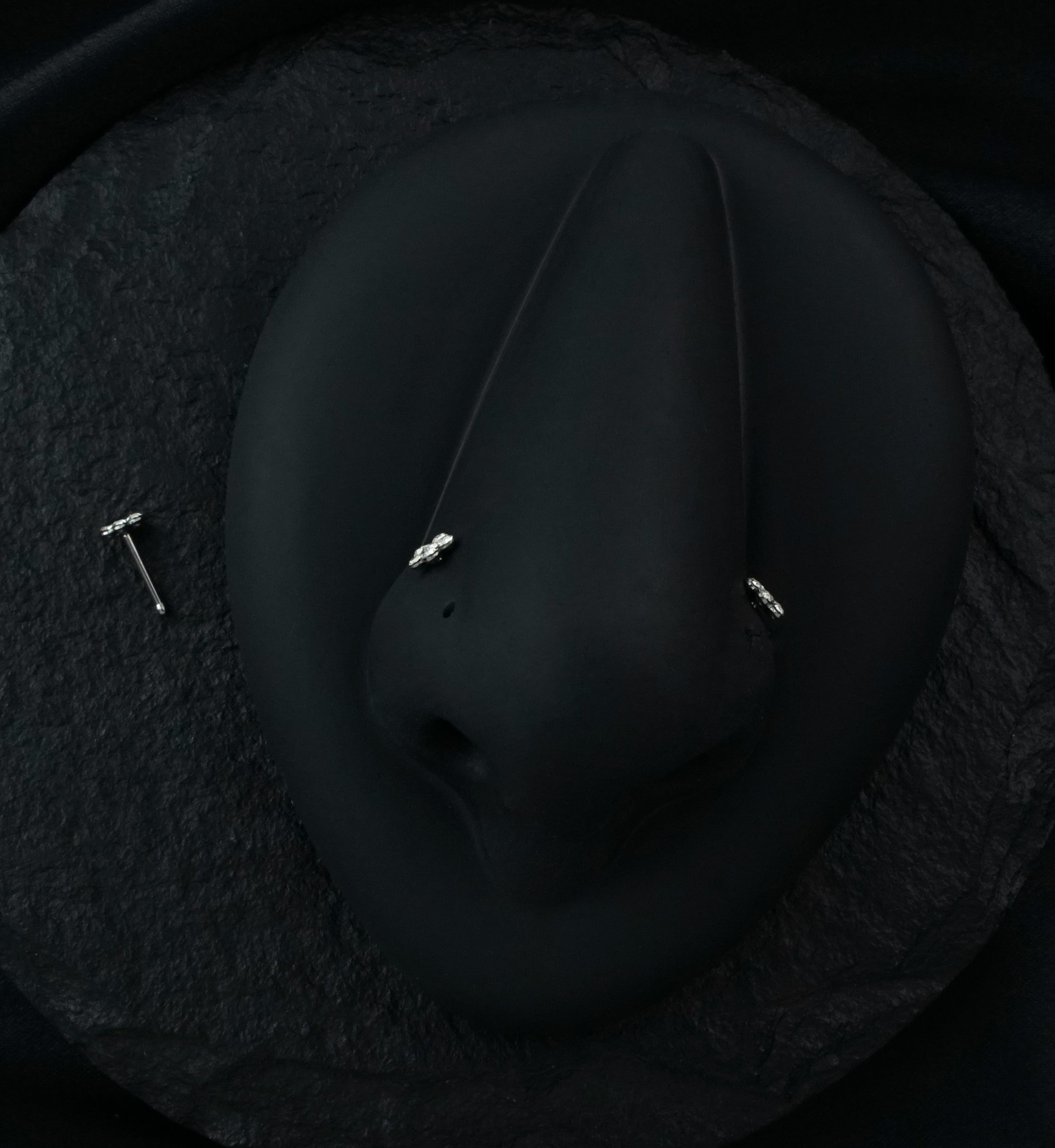 20G Flower Gem Stainless Steel Nose Stud