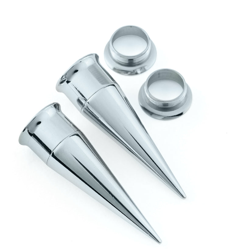 Stainless Steel Taper & Tunnel Ear Stretching Kit (6 Pieces)