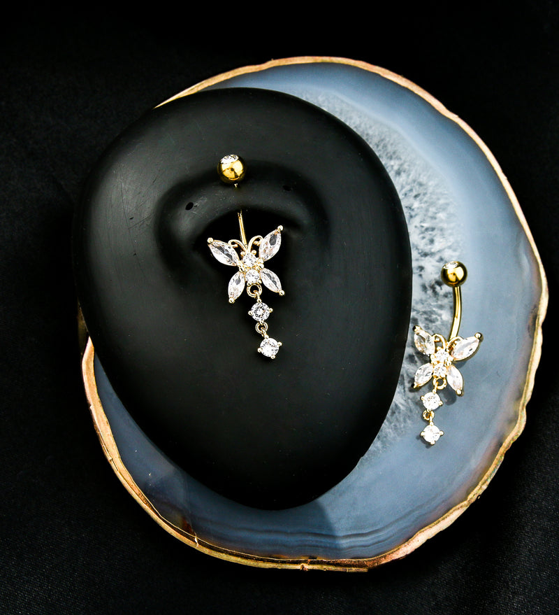 Montebello Ring Butterfly R - 316L Staal Rosé - Vlinder - One-Size Montebello Ring Butterfly R - 316L Staal Rosé - Vlinder - One-Size