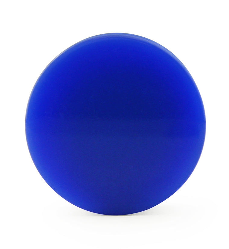 Blue Double Flare Solid Plugs