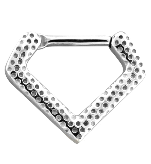 Pointed Honeycomb Stainless Steel Hinged Segment Ring