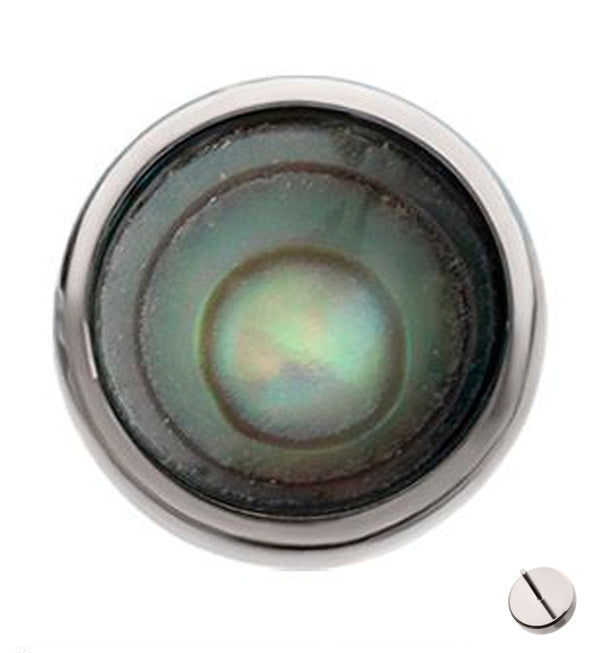 Abalone Titanium Threadless Top