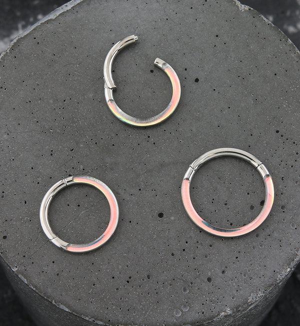 Achromic Titanium Hinged Segment Ring