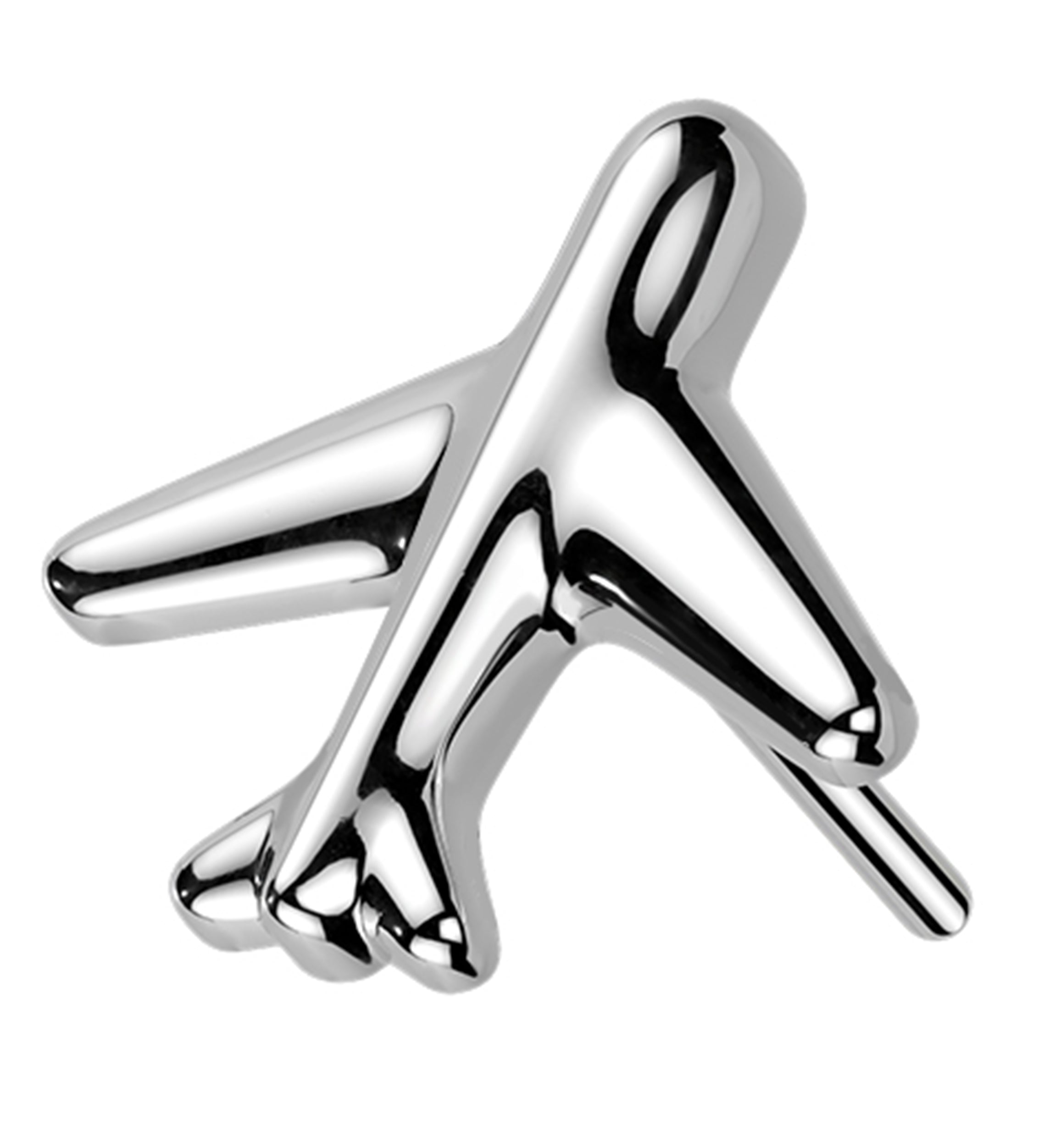 Airplane Threadless Titanium Top
