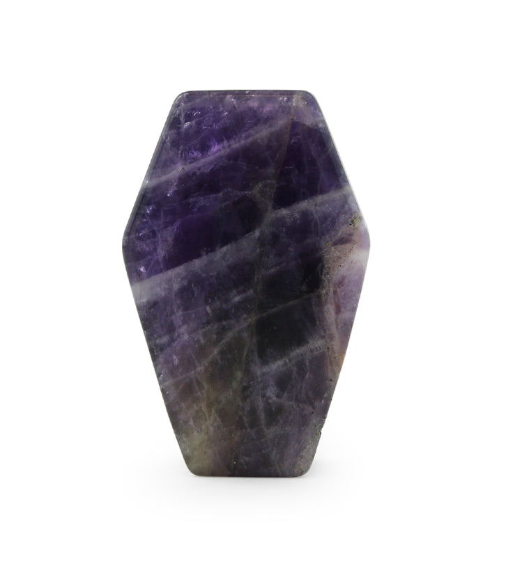 Amethyst Stone Coffin Plugs
