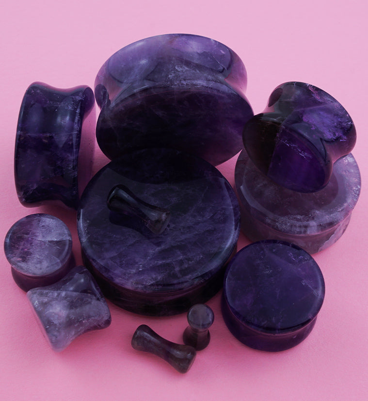 Amethyst Stone Plugs