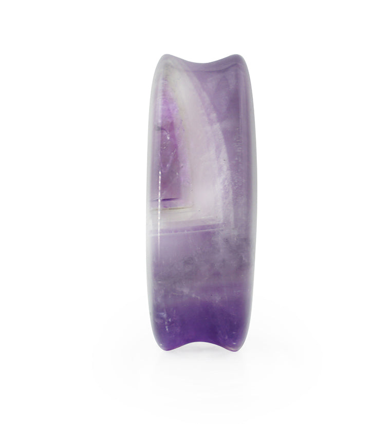 Amethyst Stone Teardrop Plugs