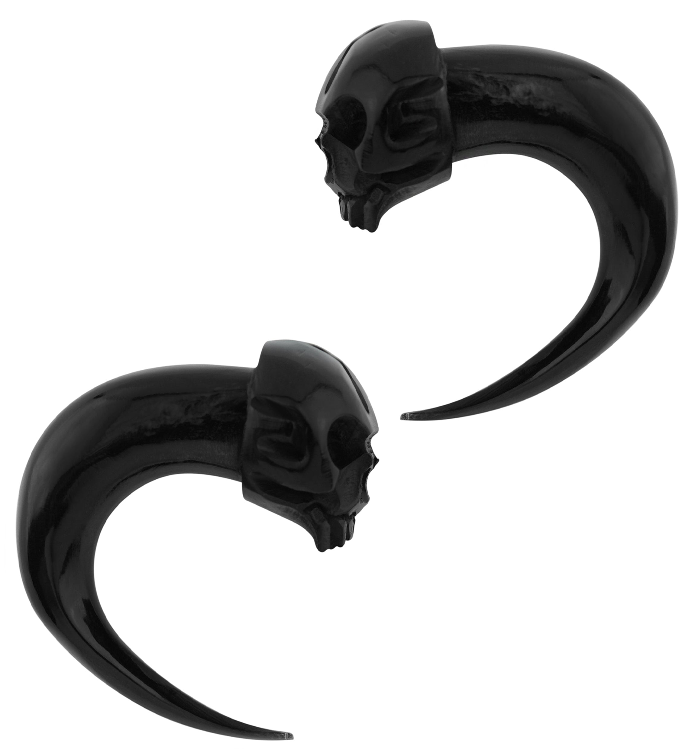 Angel of Death Skull Horn Taper Hangers