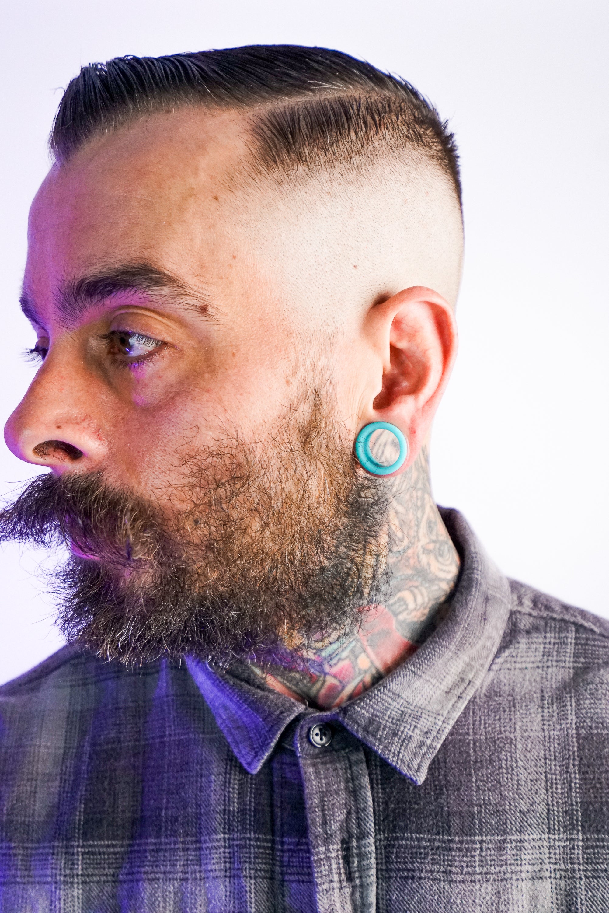 Aquamarine Matte Silicone Tunnels