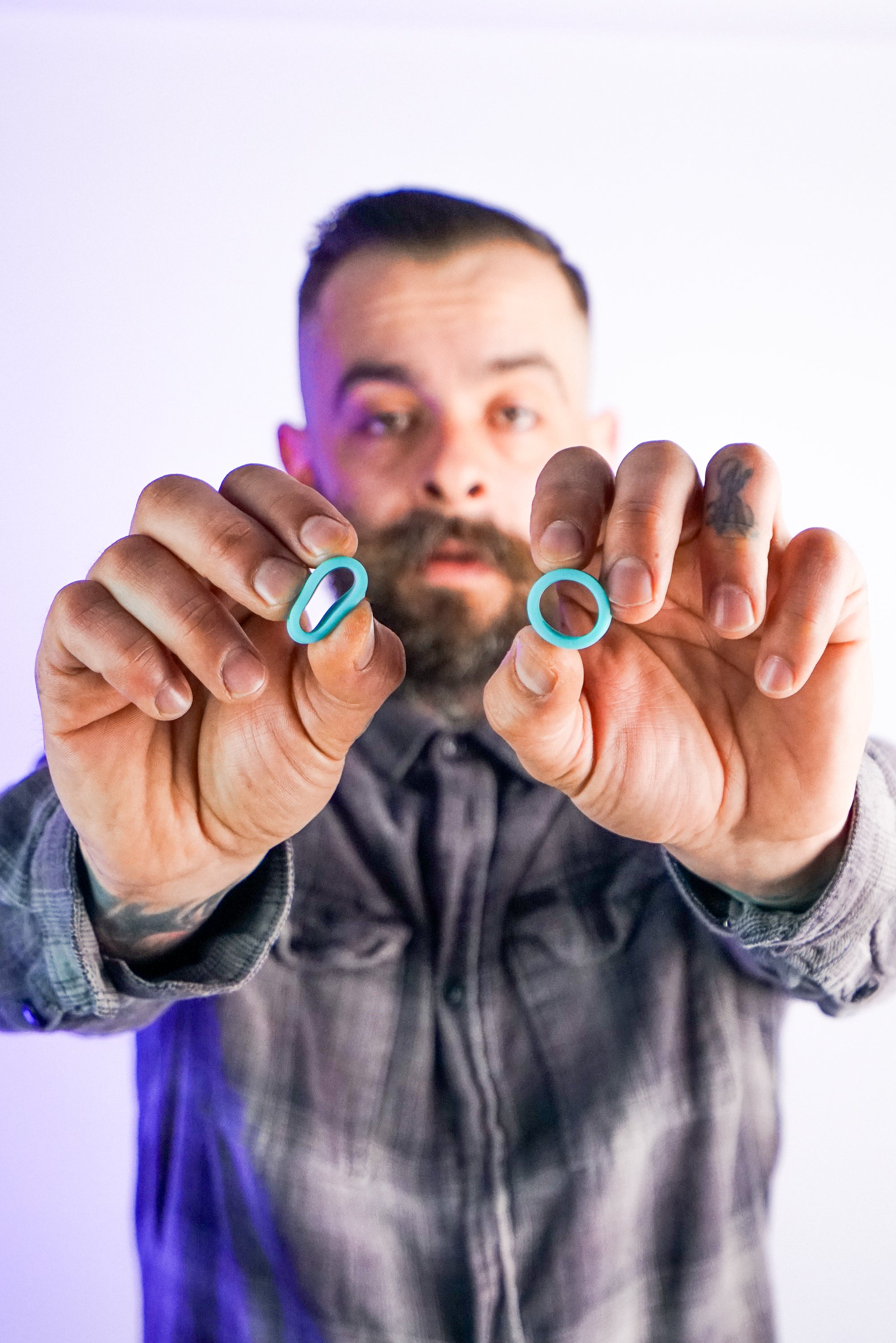 Aquamarine Matte Silicone Tunnels