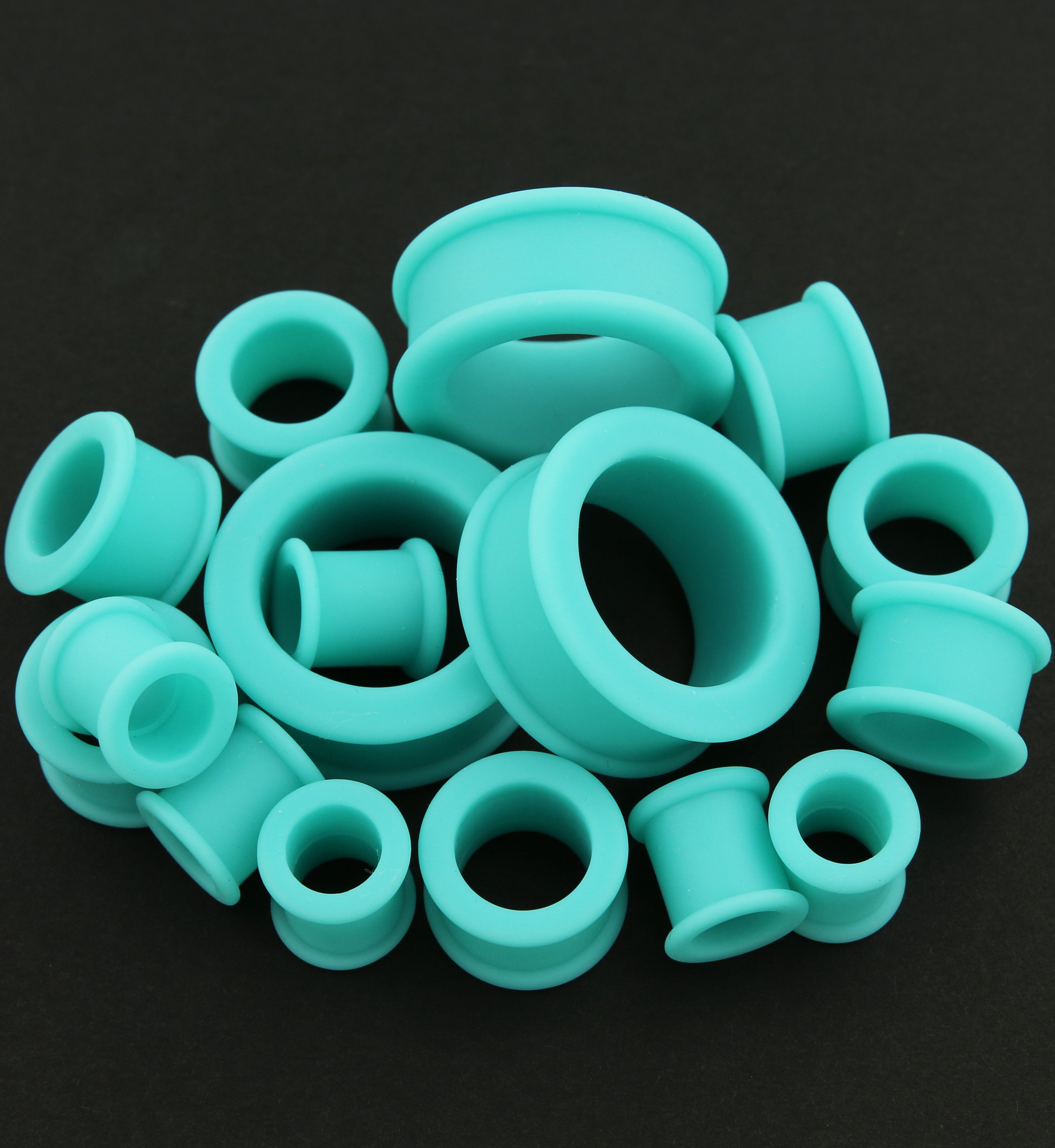 Aquamarine Silicone Tunnels