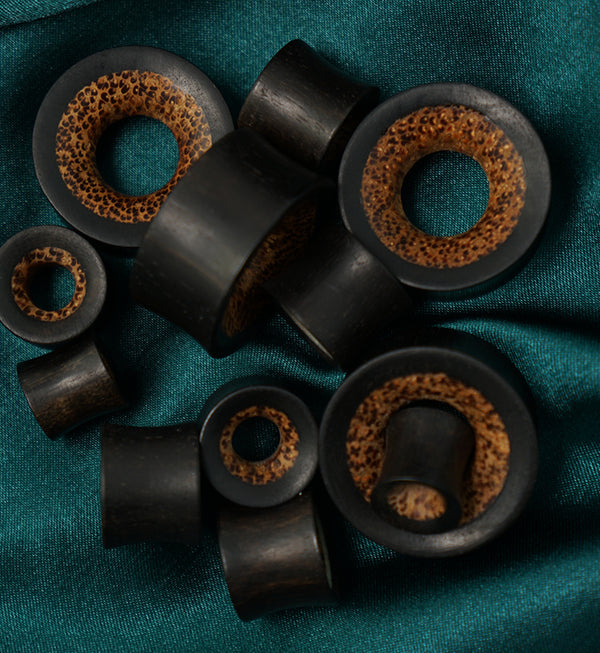 Areng Tunnel Plugs With Coconut Inlay