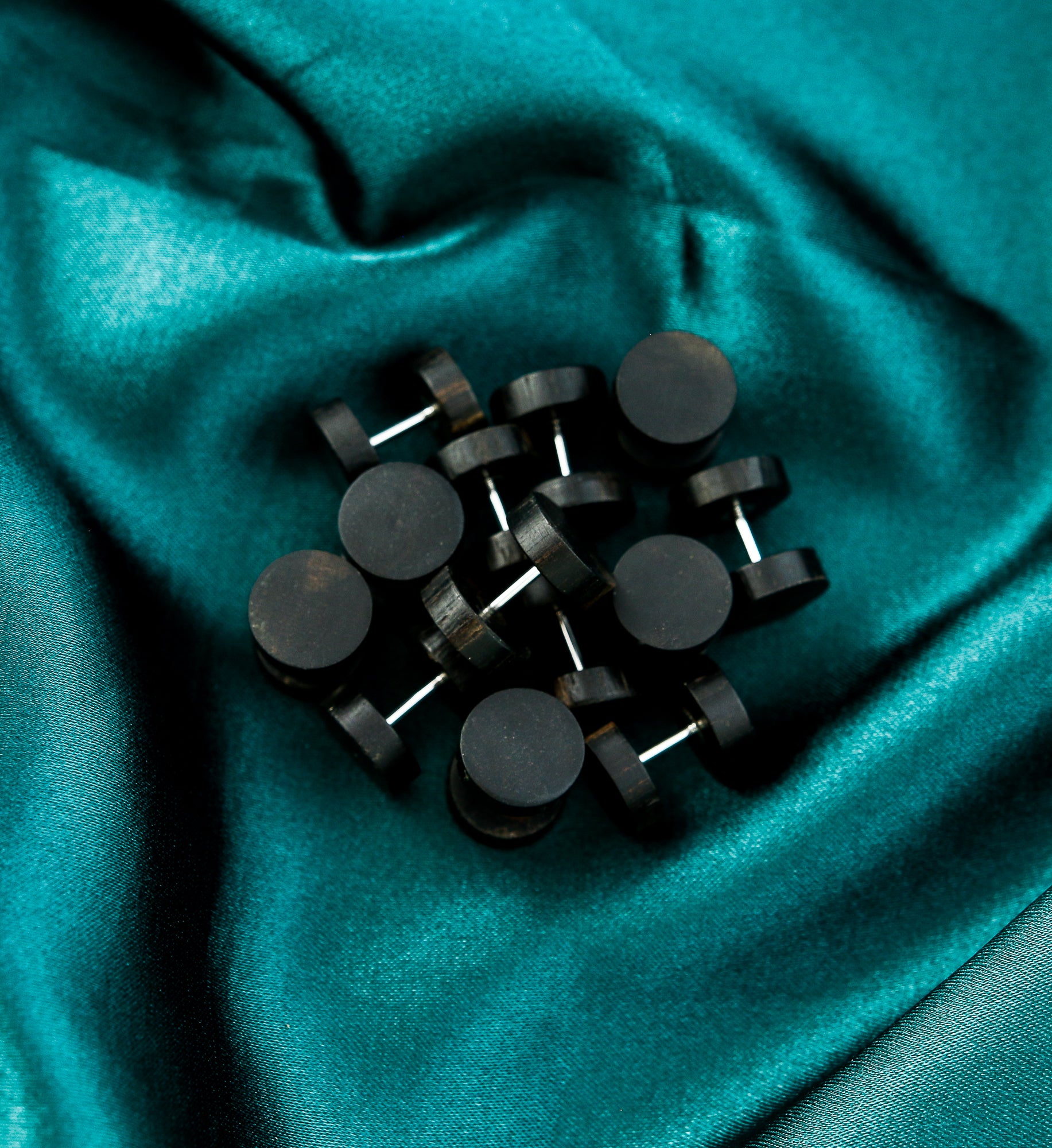 Areng Wood Fake Gauge Plugs