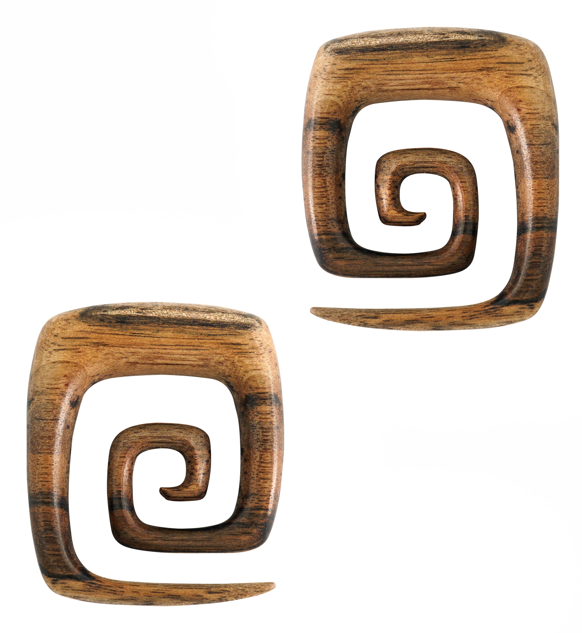Areng Wooden Square Spirals