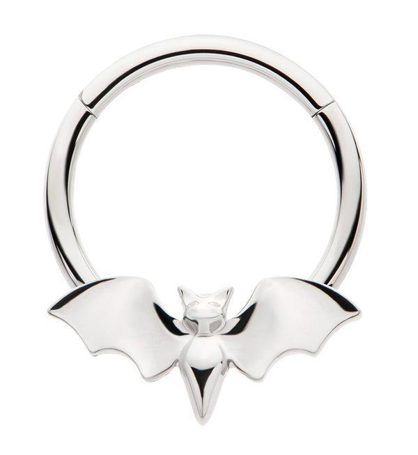Bat Stainless Steel Hinged Segment Ring