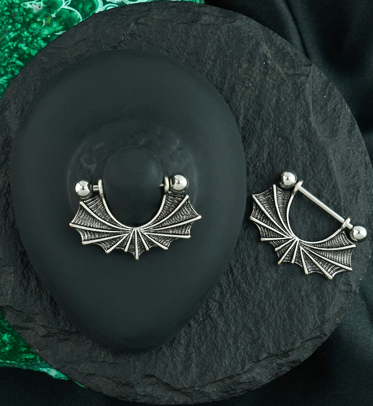 Batwing Nipple Barbells