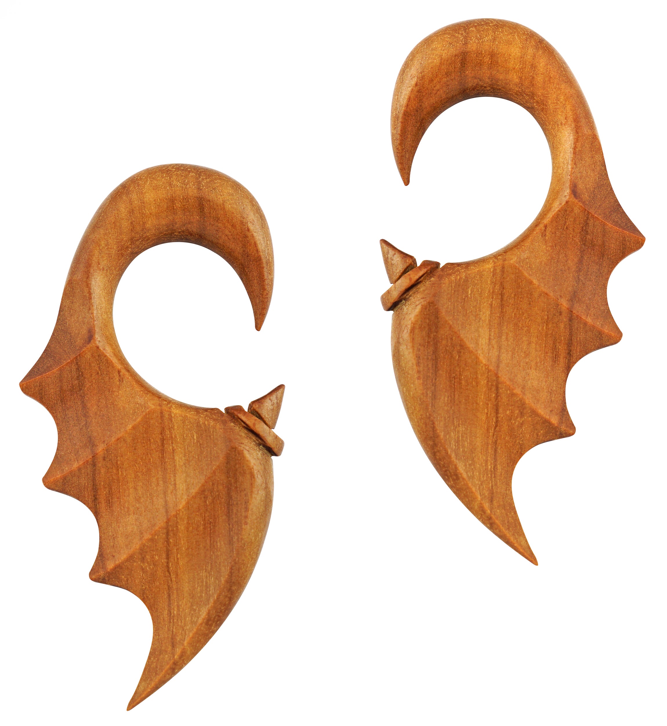 Batwing Wooden Spiral Hangers