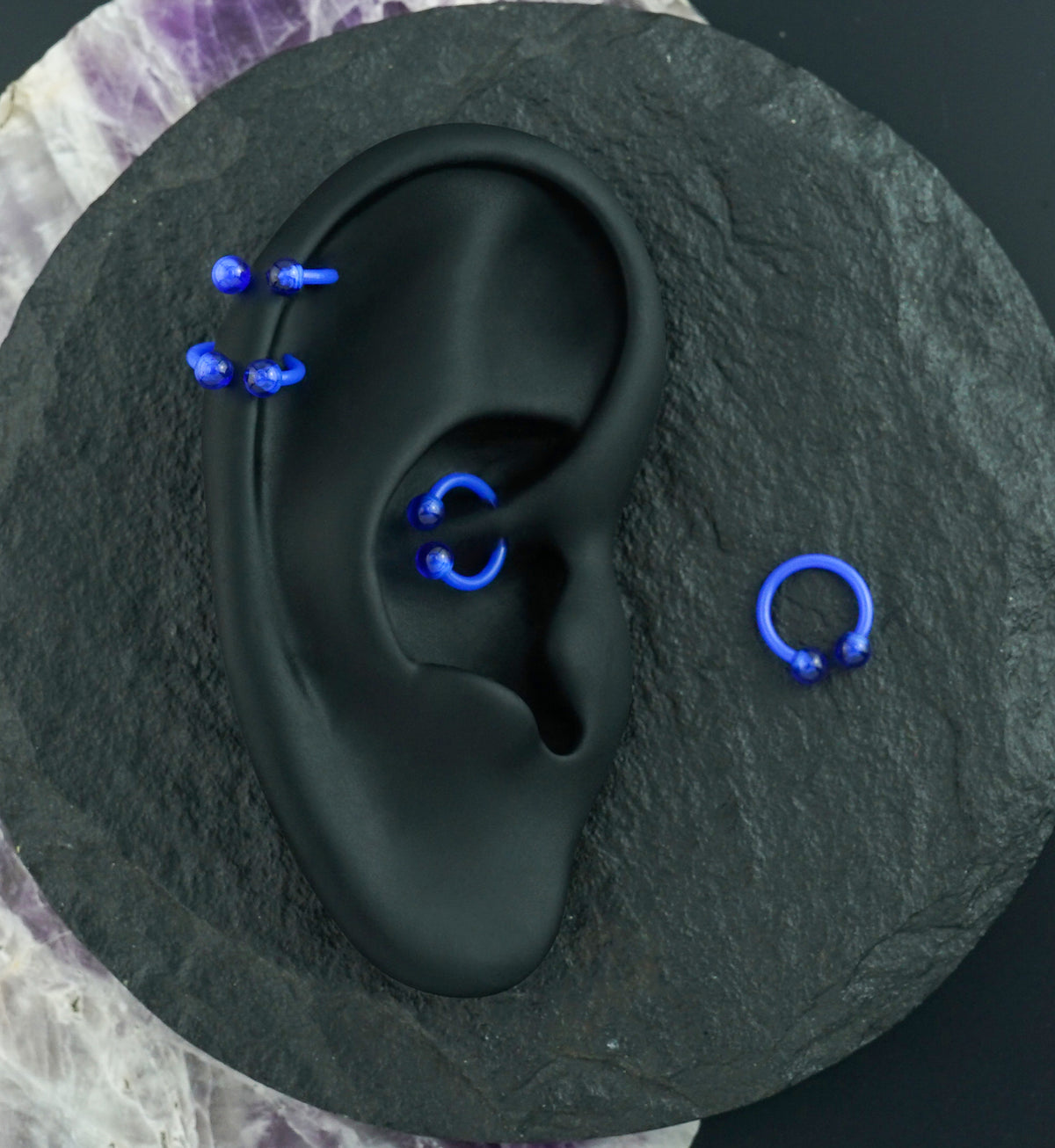 Blue Bioflex Circular Barbell