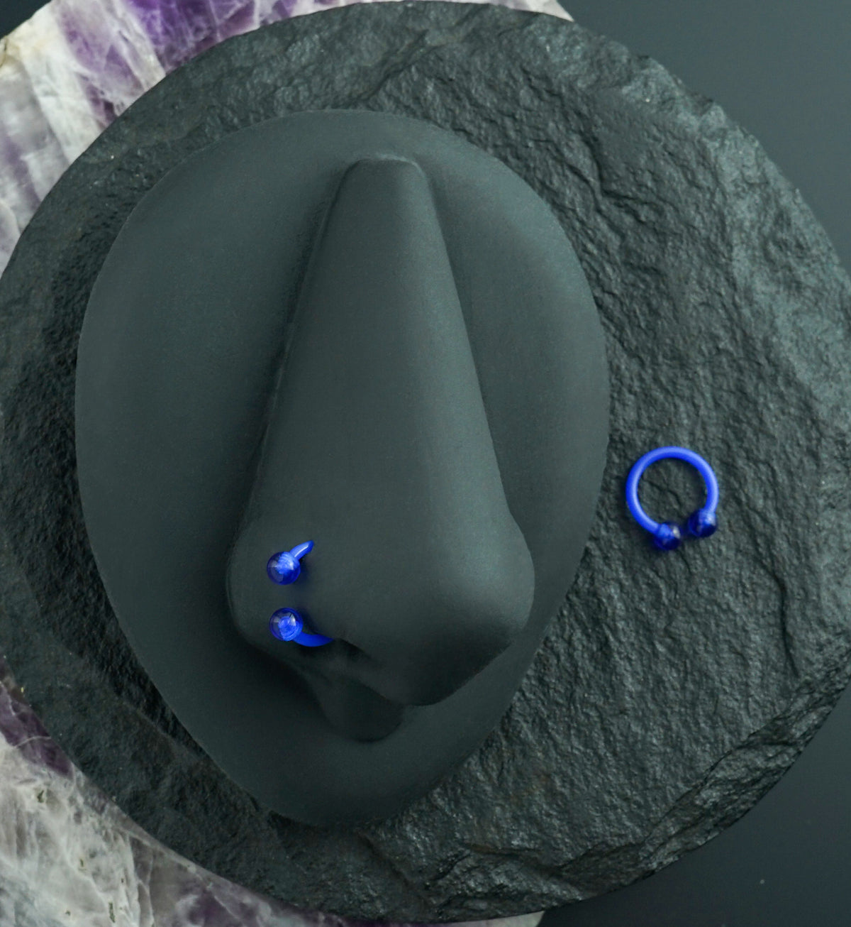 Blue Bioflex Circular Barbell
