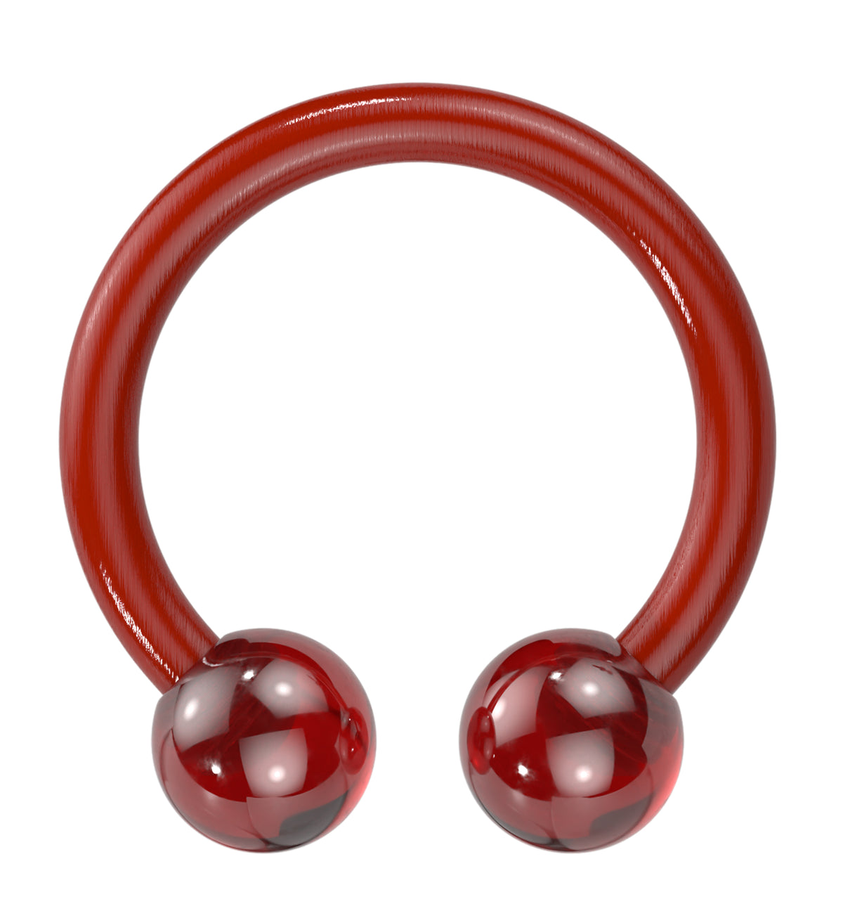 Red Bioflex Circular Barbell