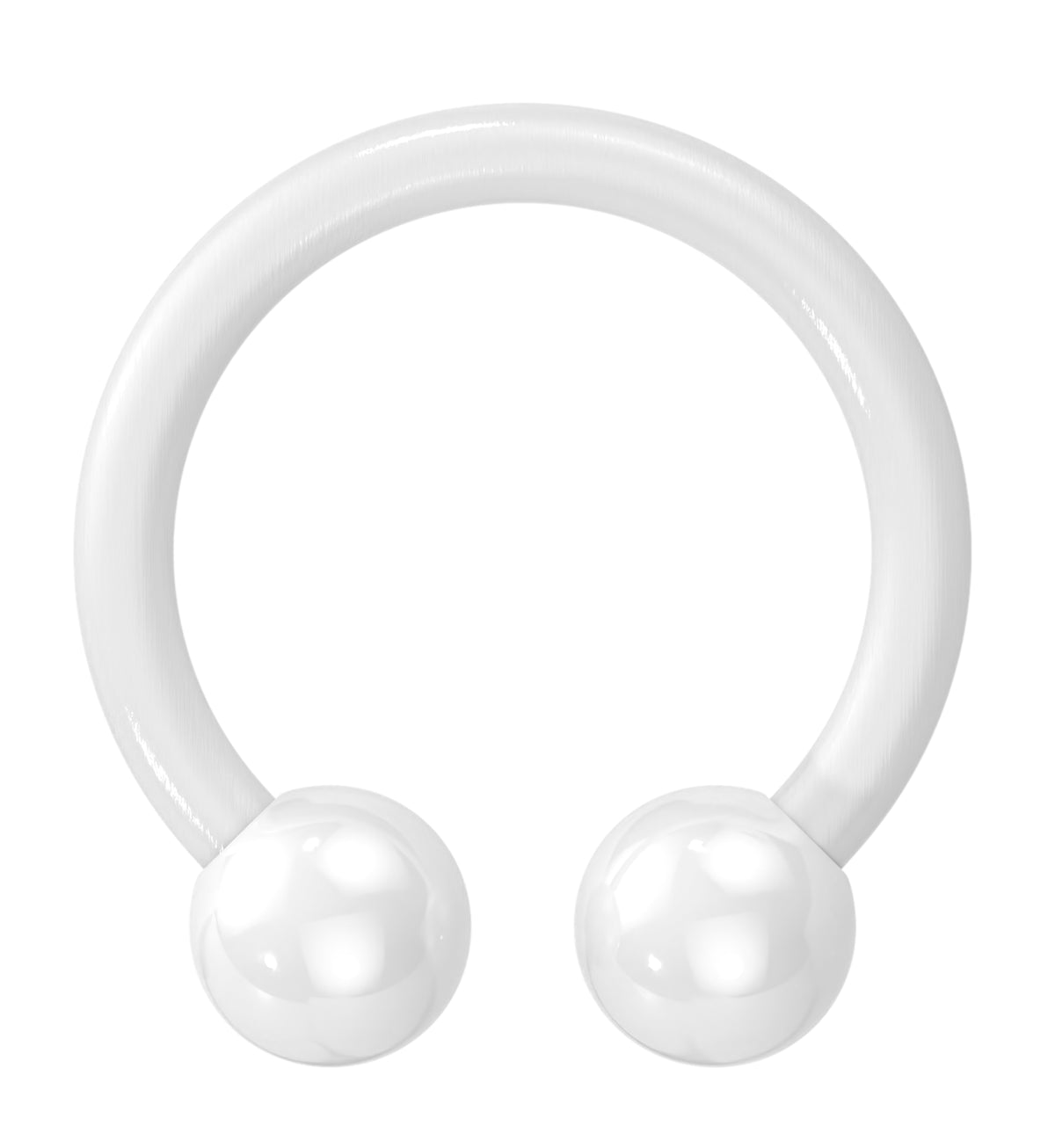 White Bioflex Circular Barbell