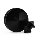 Black Conoid Acrylic Plugs