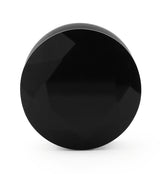 Black Faceted Agate Plugs